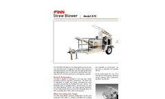 Finn - Model B70 - Straw Blower - Datasheet