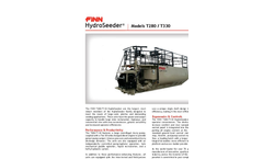 FINN - Model T280 / T330 - 3,000 Gallon Working Capacity Tank Hydroseeder - Datasheet