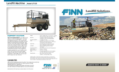 Finn - Model LF120 - Landfill Alternative Daily Cover (ADC) Hydroseeder - Brochure