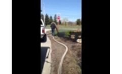 FINN BB302 Bark Blower Landscape Demo - Video