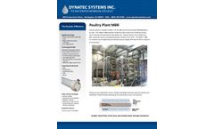 The Dynatec Difference Poultry Plant MBR   Dynatec Systems’ installed a HiRate™ UF for MBR service that processes 800,000 gallons  per day.   The