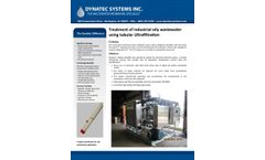 The Dynatec Difference  Treatment of industrial oily wastewater using tubular Ultrafiltration  Problem: The automotive powertrain plant orig