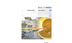 Model SC 9 / 11 / 15 - Stationary Multipress Screw Compactor – Brochure