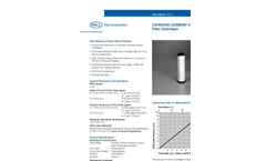 CB Micro-Carbon II Series Filter Cartridges Brochure (PDF 117 KB)