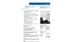 Marksman™ Poly-Fine® II Series Filter Elements Brochure (PDF 57 KB)