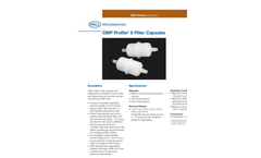CMP Profile - II - Filter Capsules Brochure