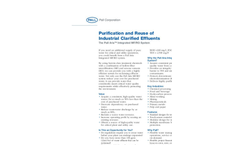 Purification and Reuse of Industrial Clarified Effluents (PDF 92 KB)