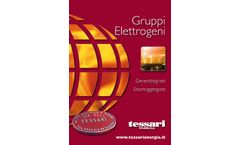 Tessari - Water/Air Cooled Genereting Set Brochure
