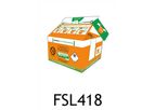 Bio Bin - Model FSL418 - 2 Litre Orange Cardboard Based Clinical Waste Container