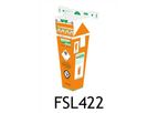 Bio-Bin - Model FSL422 - 6 Litre Pipette Orange Cardboard Based Clinical Waste Container