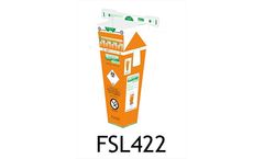 Bio-Bin - Model FSL422 - 6 Litre Pipette Orange Cardboard Based Clinical Waste Container