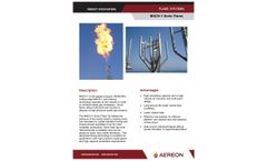 AEREON - Model Mach-1 - Fixed Orifice Sonic Flares - Product Datasheet