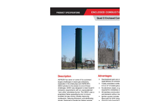 Quad O Designed Enclosed Combustor (QDEC) Datasheet