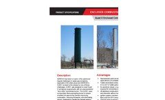 AEREON - Model Q-DEC - Quad O Designed Enclosed Combustor - Datasheet