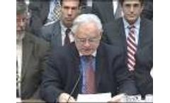 National Wildlife Federation CEO Larry Schweiger Testifies on Global Warming Video