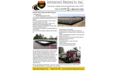 Interstate - Model IPI-LB-CUSTOM-12-XR - Custom Spill Containment L-Bracket Berm  - Brochure