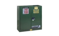Sure-Grip - Model 893004 - EX Pesticides Safety Cabinet, Dims. 44 H, Cap. 30 Gal., 1 Shelf, 2 M/C Doors