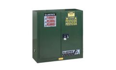 Sure-Grip - Model 893024 - EX Pesticides Safety Cabinet, Cap. 30 Gallons, 1 Shelf, 2 Self-Close Doors