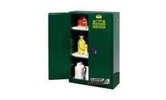 Sure-Grip - Model 894504 - EX Pesticides Safety Cabinet, Cap. 45 Gallons, 2 Shelves, 2 Manual-Close Doors