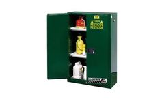 Sure-Grip - Model 894524 - EX Pesticides Safety Cabinet, Cap. 45 Gallons, 2 Shelves, 2 Self-Close Doors