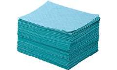 Model UP-100 - Hazmat Bonded Absorbent Pads (Heavy-Weight)