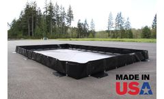 Interstate - Model IPI-LB1212-24-XR - 12` x 12` x 24 Inch Spill Containment L-Bracket Berm