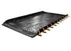 Enpac Stinger - Model EN-48-14541-BK-SF - 14` x 54` x 12 Inch Snap-Foam Drive Through Spill Berm