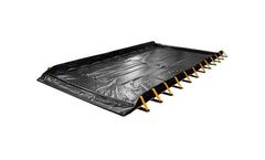 Enpac Stinger - Model EN-48-12501-BK-SF - 12' x 50' x 12 Inch Snap-Foam Drive Through Spill Berm