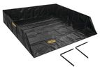 Justrite QuickBerm - Model JR-28072 - 12` x 12` x 12 Inch Spill Berm with Angle Brackets Spill Containment