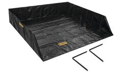 Justrite QuickBerm - Model JR-28072 - 12` x 12` x 12 Inch Spill Berm with Angle Brackets Spill Containment