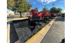 RPE Economy - Model IPI-RPE-LB-105012 - 10' x 50' x 12 Inch Reinforced Polyethylene Economy Berm