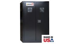 Securall - Model SA-LI145 - Securall Lithium-Ion Battery Charging Cabinet - 4 Shelf - 2 Door - Black