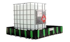 Ultratech - Model UT-8279 - 15` x 15` x 12 Inch - Economy L-Bracket Spill Containment Berm