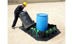 Ultratech - Model UT-8208 - 4` x 6` x 12 Inch - Ultra-Containment Stake Wall Spill Berm