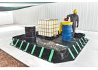 Ultratech - Model UT-8689 - 15` x 15` x 12 Inch - Compact Spill Containment Berm