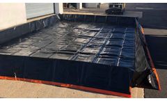 Interstate - Model IPI-OSB-2045-12 - 20' x 45' x 12 Inch - One Step Spill Containment Berm