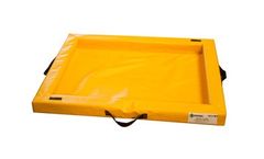 Enpac - Model EN-5633-YE - 3' x 3' x 4 Inch - Duck Pond Mini Berm, Yellow