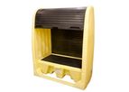 Enpac - Model EN-4062-YE-D - 2 Drum Roll Top Hardcover Spill Pallet With Drain