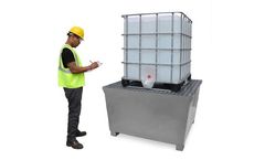 UltraTech - Model UT-1184 - Ultra IBC Steel Containment Spill Pallet