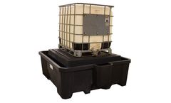 Enpac - Model EN-5469-BD - IBC Tote Spill Containment Pallet, Black