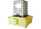 Enpac - Model EN-5469-YE - IBC Tote Spill Containment Pallet - Yellow