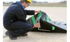 Ultratech - Model UT-8273 - 10' x 50' x 12 Inch - Ultra L-Bracket Economy Spill Berm