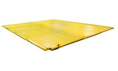 Eagle - Model EM-T8208YE - 24' x 51' x 4.5 Inch - Economy SpillNest Foam Wall Berm