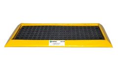 Enpac - Model EN-5755-YE-G - 2 Drum Spillpal Flexible Spill Deck With Grate, Yellow