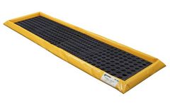 Enpac - Model EN-5765-YE-G - 4 Drum In-Line Spillpal Flexible Spill Deck With Grate, Yellow