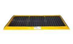 Enpac - Model EN-5770-YE-G - 6 Drum Spillpal Flexible Spill Deck With Grate, Yellow