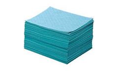 Model UP-200 - Hazmat Bonded Absorbent Pads (Single-Weight)