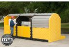 UltraTech - Model 1166 - Modular IBC Spill Pallets - 3 Tank, Outdoor Model