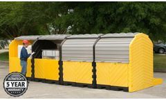UltraTech - Model 1167 - Modular IBC Spill Pallets - 4 Tank, Outdoor Model