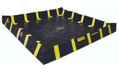 Justrite QuickBerm - Model JR-28544 - 12` x 12` x 12 Inch Containment Berm with Inside Wall Supports